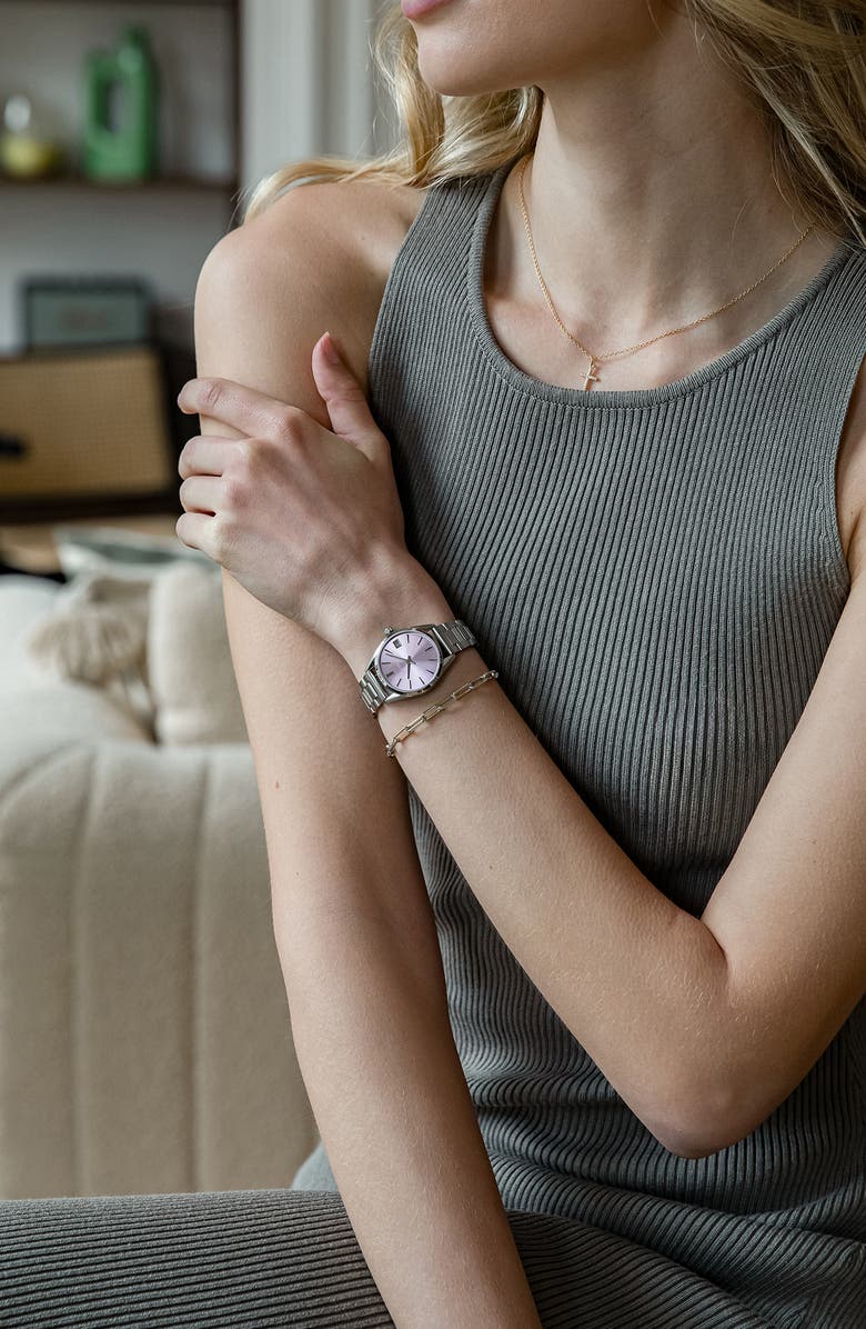 Vincero The Chain Link Bracelet, Alternate, color, Silver