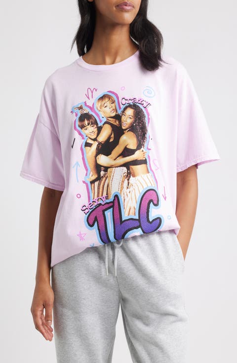 TLC Girls Band Cotton Blend Graphic T-Shirt