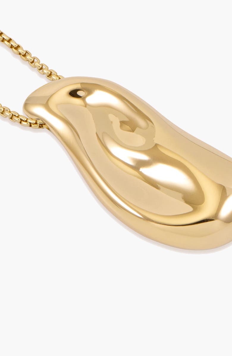 YOJ Perto Maxi Pendant Necklace in Gold, Alternate, color, Gold