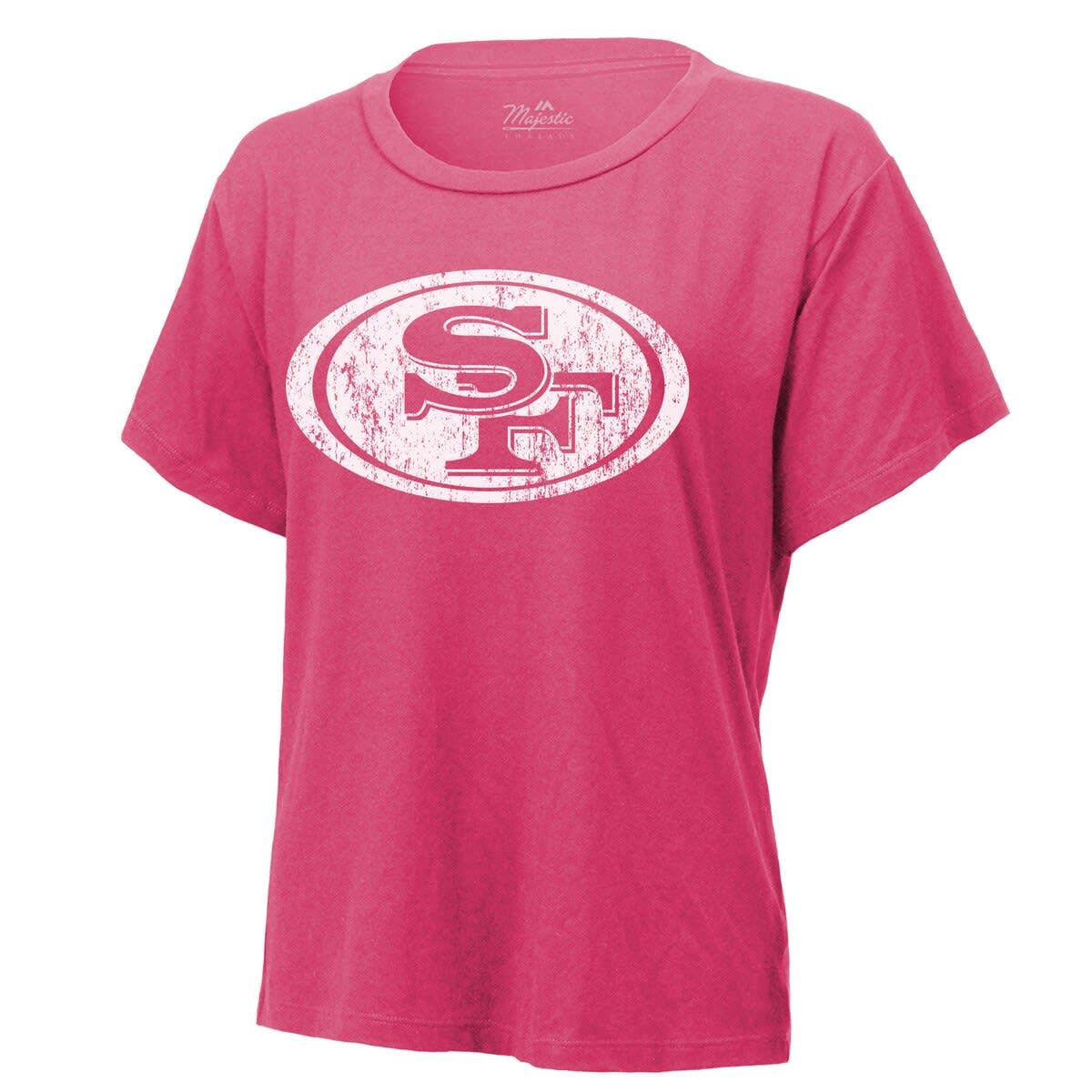 Majestic Threads Women's Majestic Threads Christian McCaffrey Pink San ...