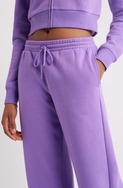 Bp. Wide Leg Fleece Pants In Brown