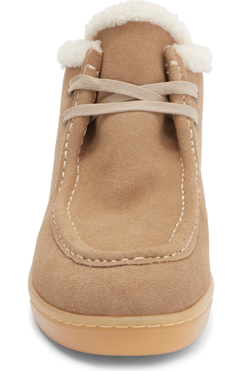 JSlides Halo Faux Shearling Lined Moc Chukka Boot, Alternate, color, Taupe