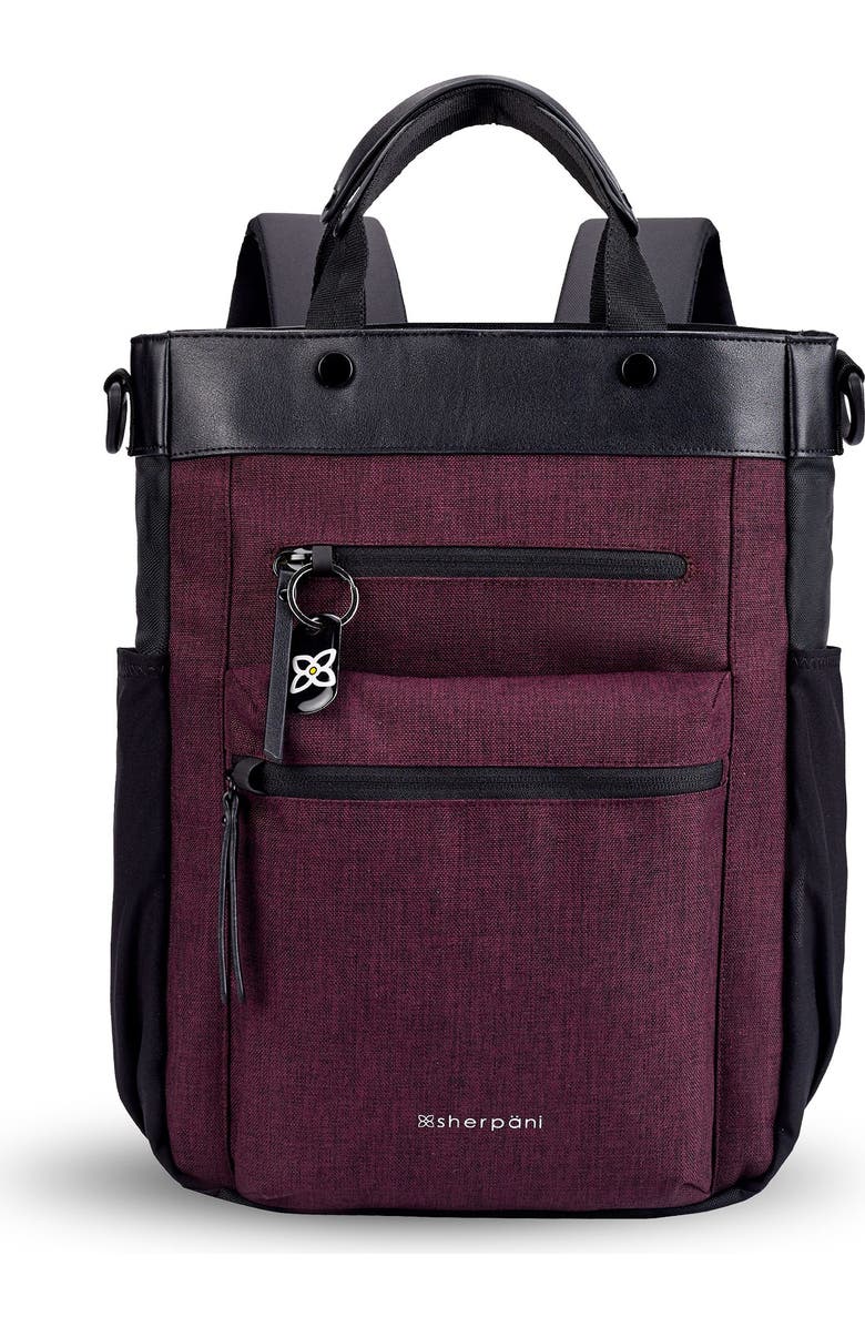 Sherpani Soleil Anti Theft Convertible Backpack, Fits 15 Inch Laptop, Main, color,