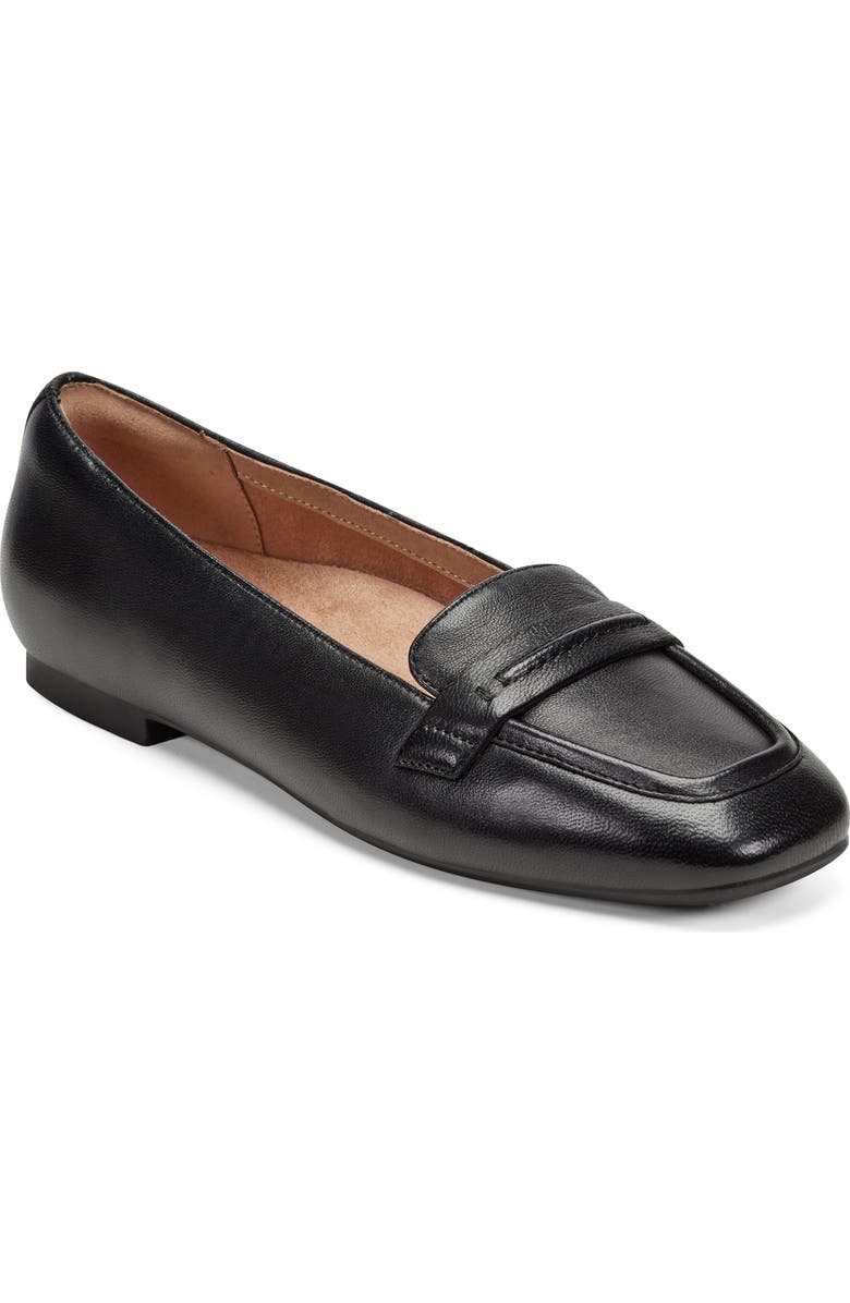 Easy Spirit Nadira Apron Toe Loafer, Main, color, Black