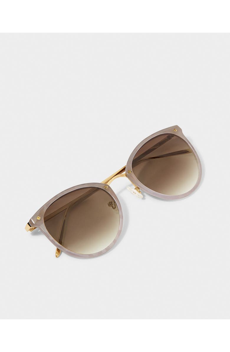 Katie Loxton Santorini Sunglasses in Taupe Gradient, Alternate, color, Taupe Gradient