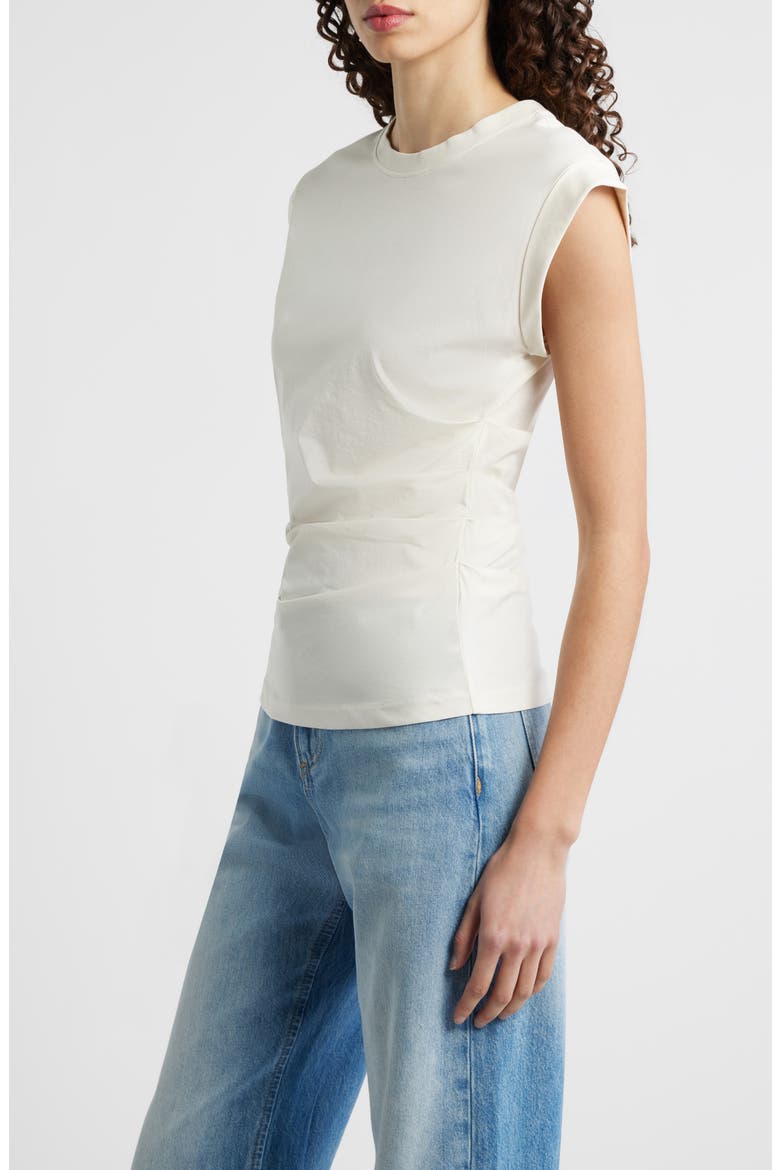 Epka Strong Shoulder Jersey Top, Alternate, color, SOFT CREAM