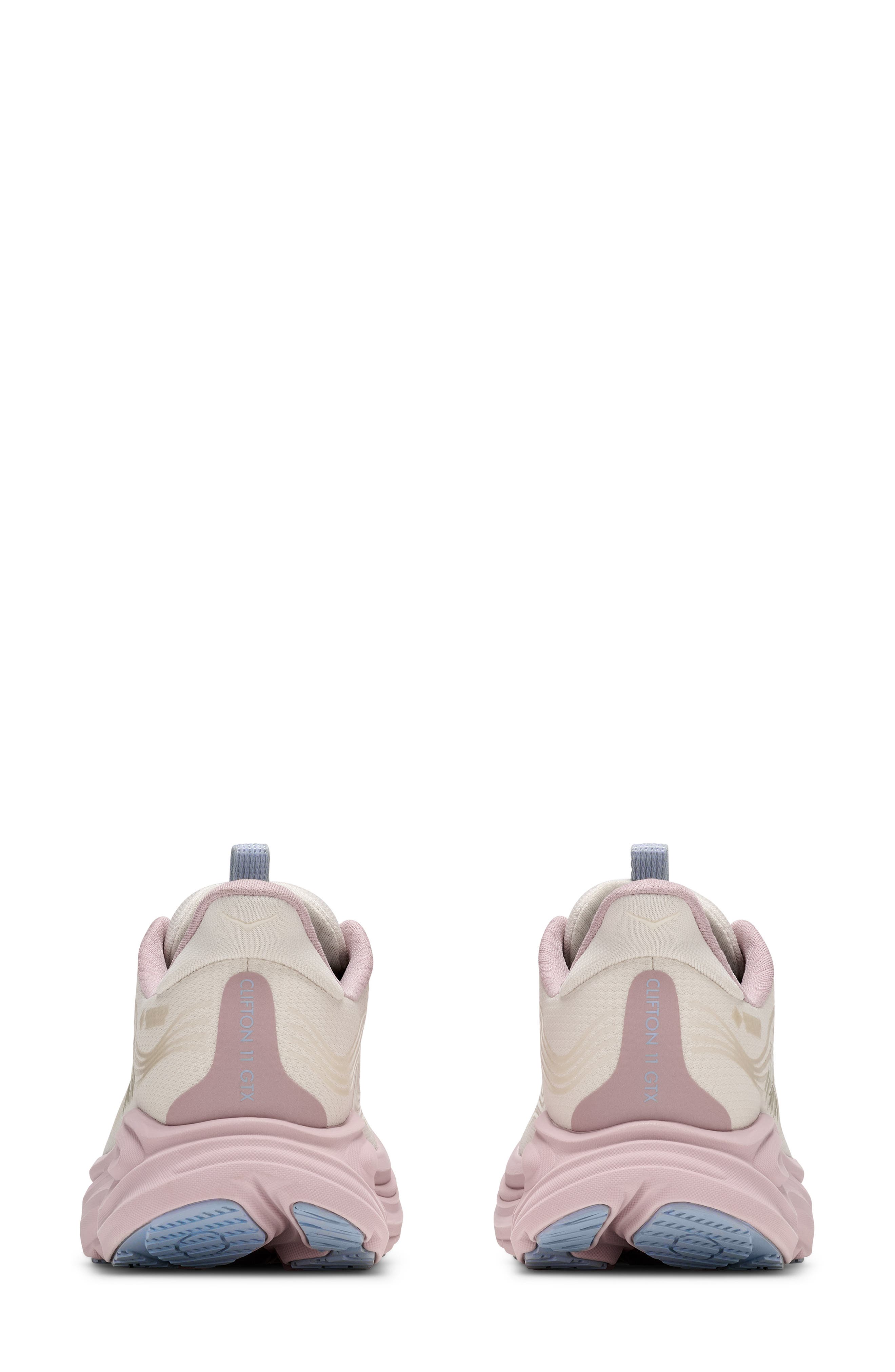 Clifton 11 GTX Waterproof Running Shoe, Alternate, color, ALABASTER / PINK OPAL