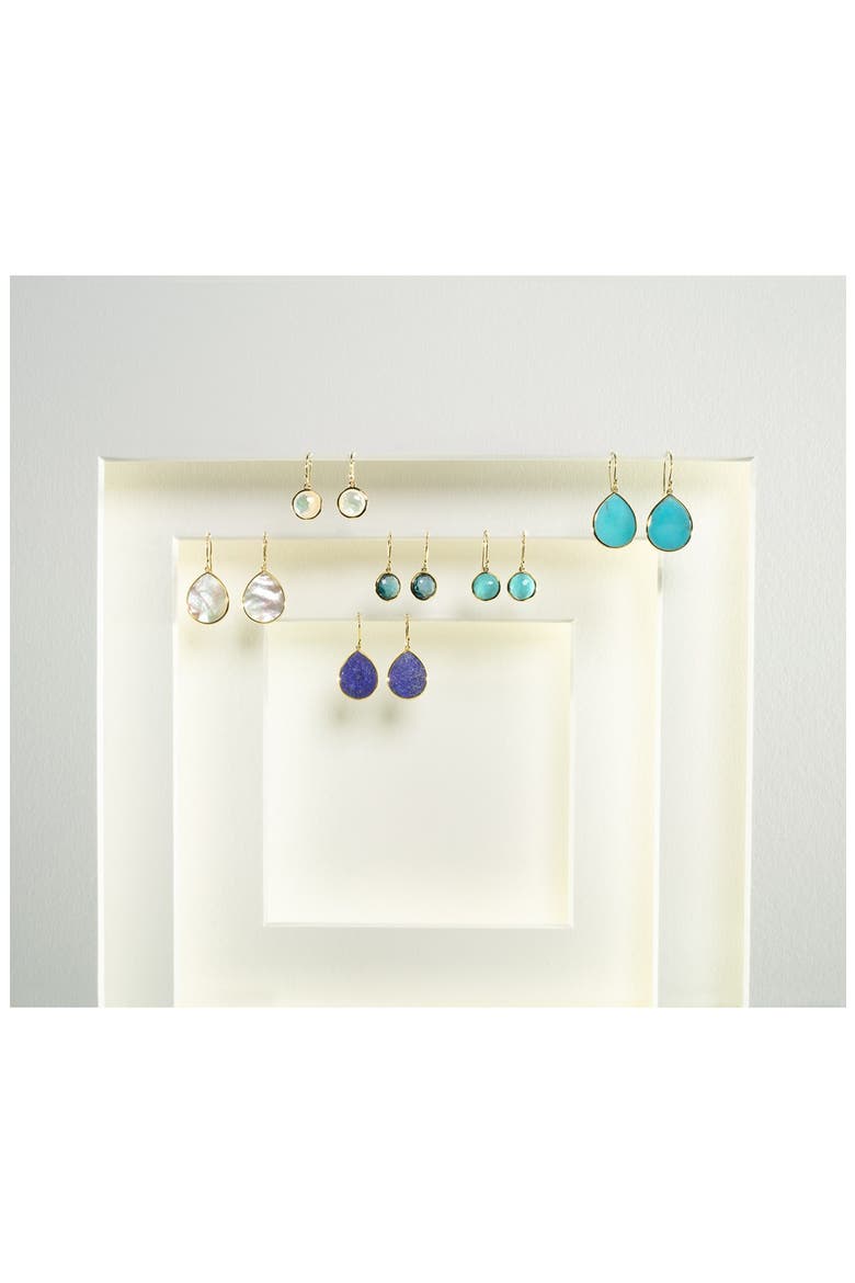 Rock Candy Mini Mother of Pearl Teardrop Earrings, Alternate, color, YELLOW GOLD/ MOTHER OF PEARL