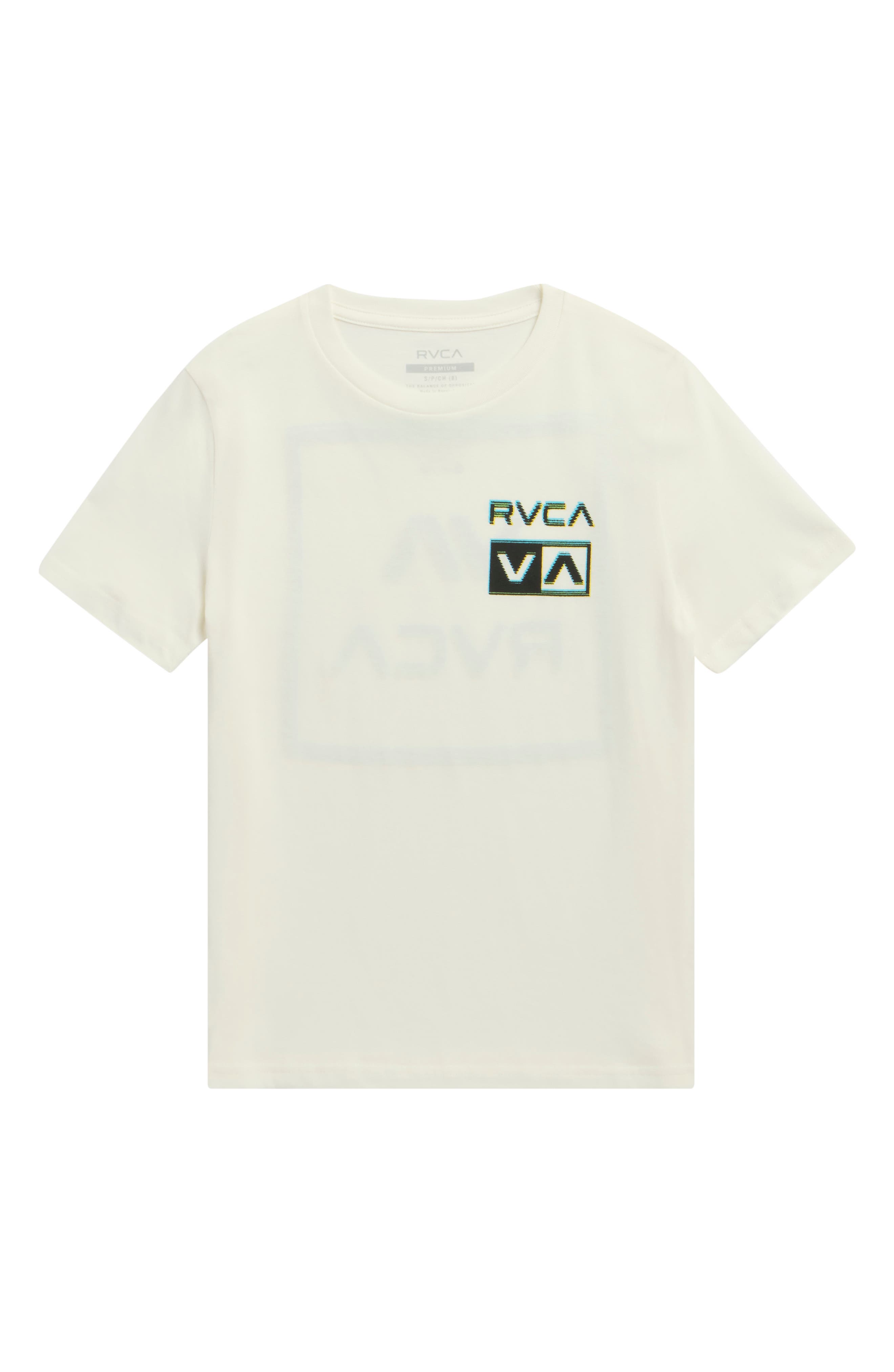 RVCA Kids' Glitch Graphic T-Shirt