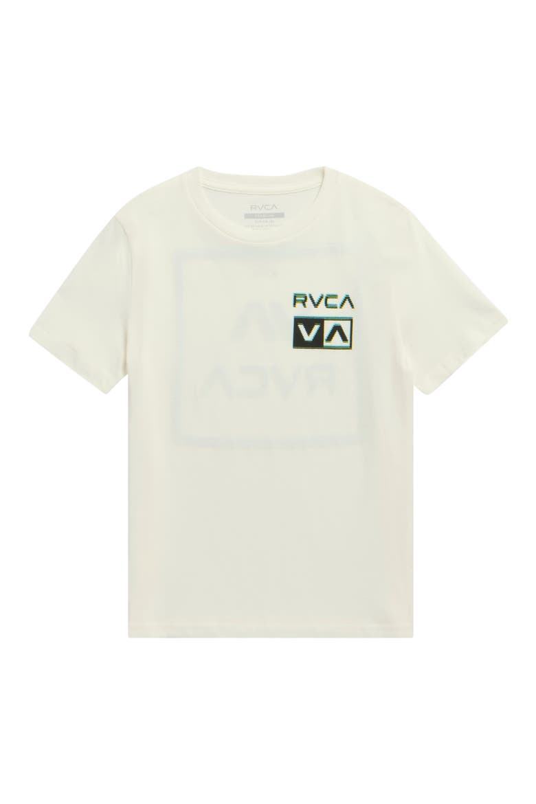 Kids' Glitch Graphic T-Shirt, Main, color, ANTIQUE WHITE