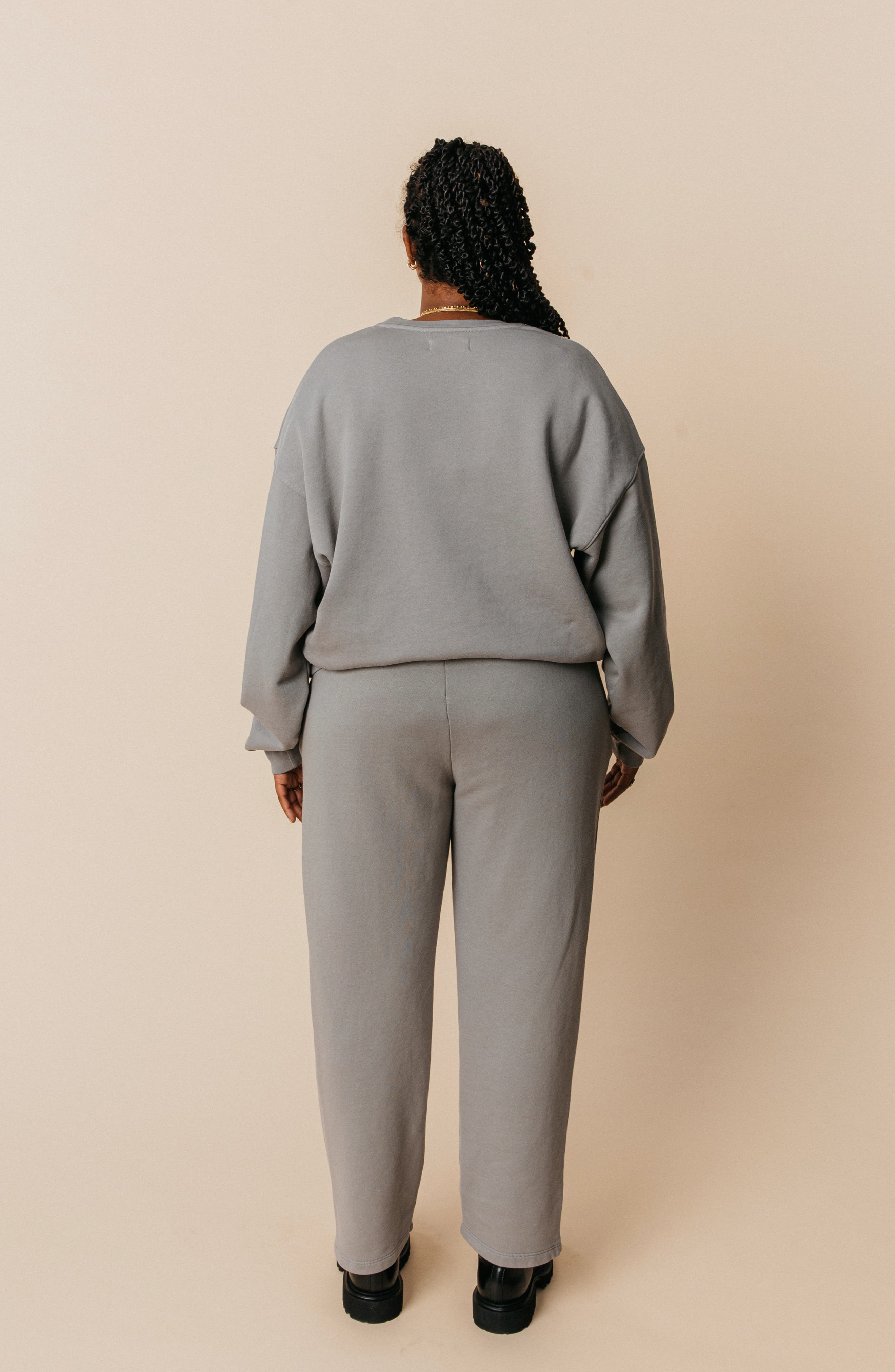 Organic Cotton Teddy Cropped Pant - image 4