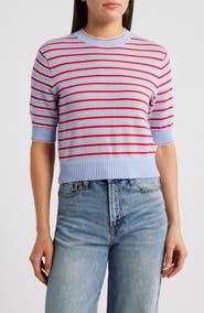 Madewell Textural Stitch Crewneck Sweater