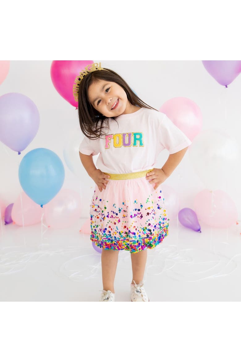 Pink Confetti Tutu, Alternate, color, Pink