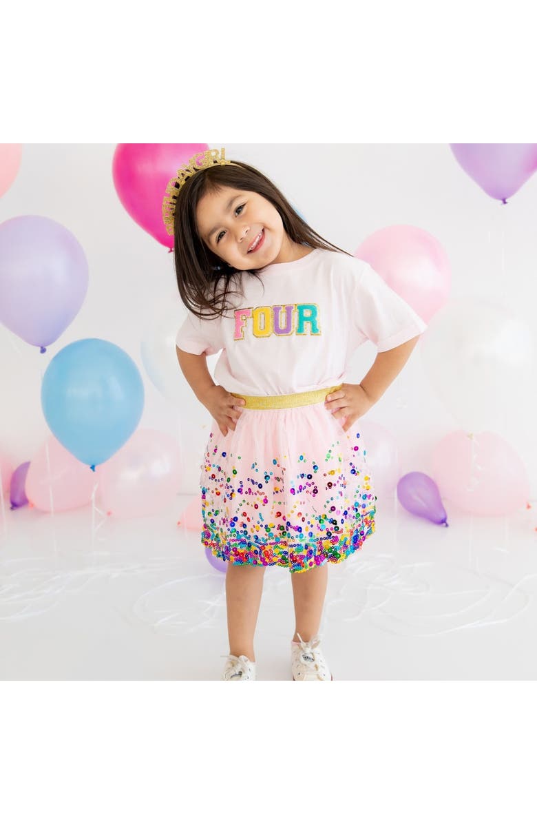 Sweet Wink Pink Confetti Tutu, Alternate, color, Pink