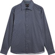 Ted Baker Sef Slim Fit Print Cotton Button-Up Shirt