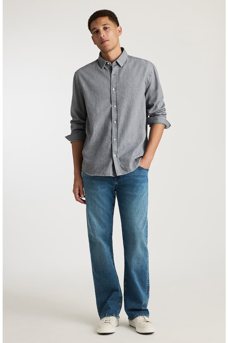 Josh Bootcut Jeans, Alternate, color, DARK BRUSHED CLASSIC DENIM