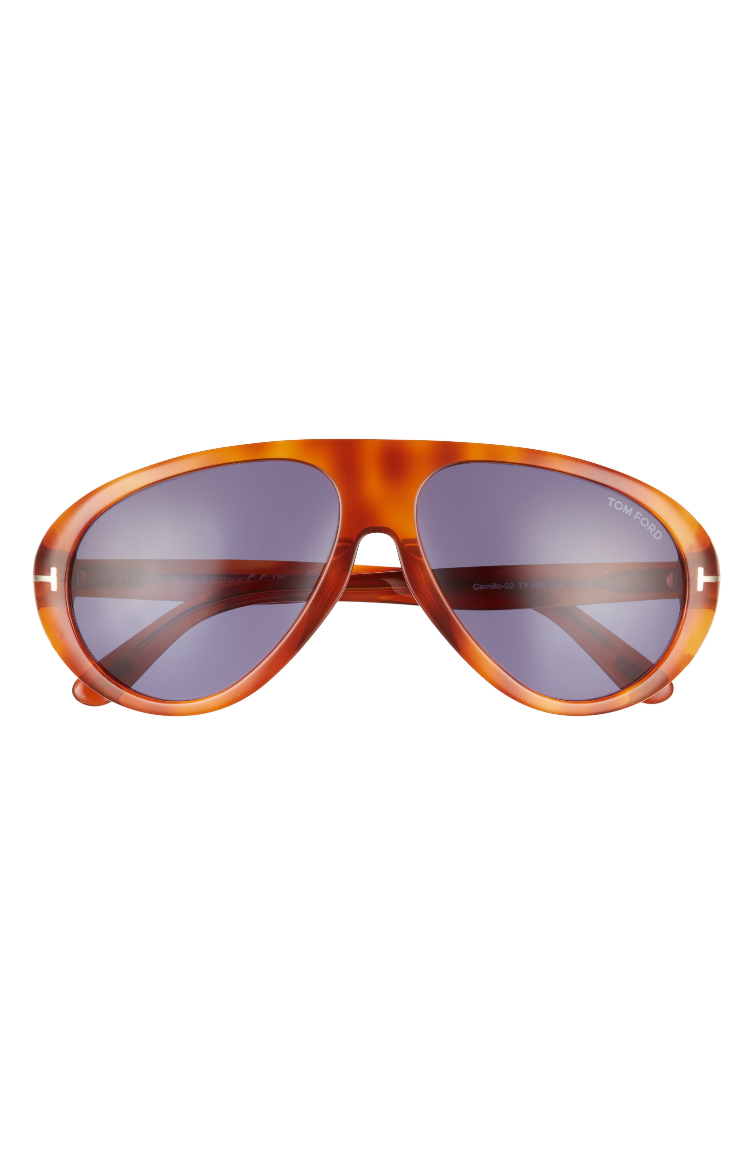 TOM FORD Camillo 60mm Pilot Sunglasses