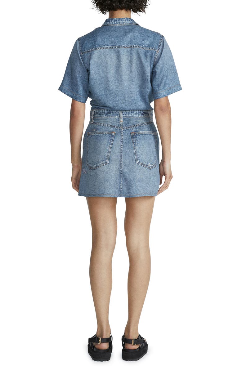 rag & bone Liquid Miramar Shirtdress, Alternate, color, 