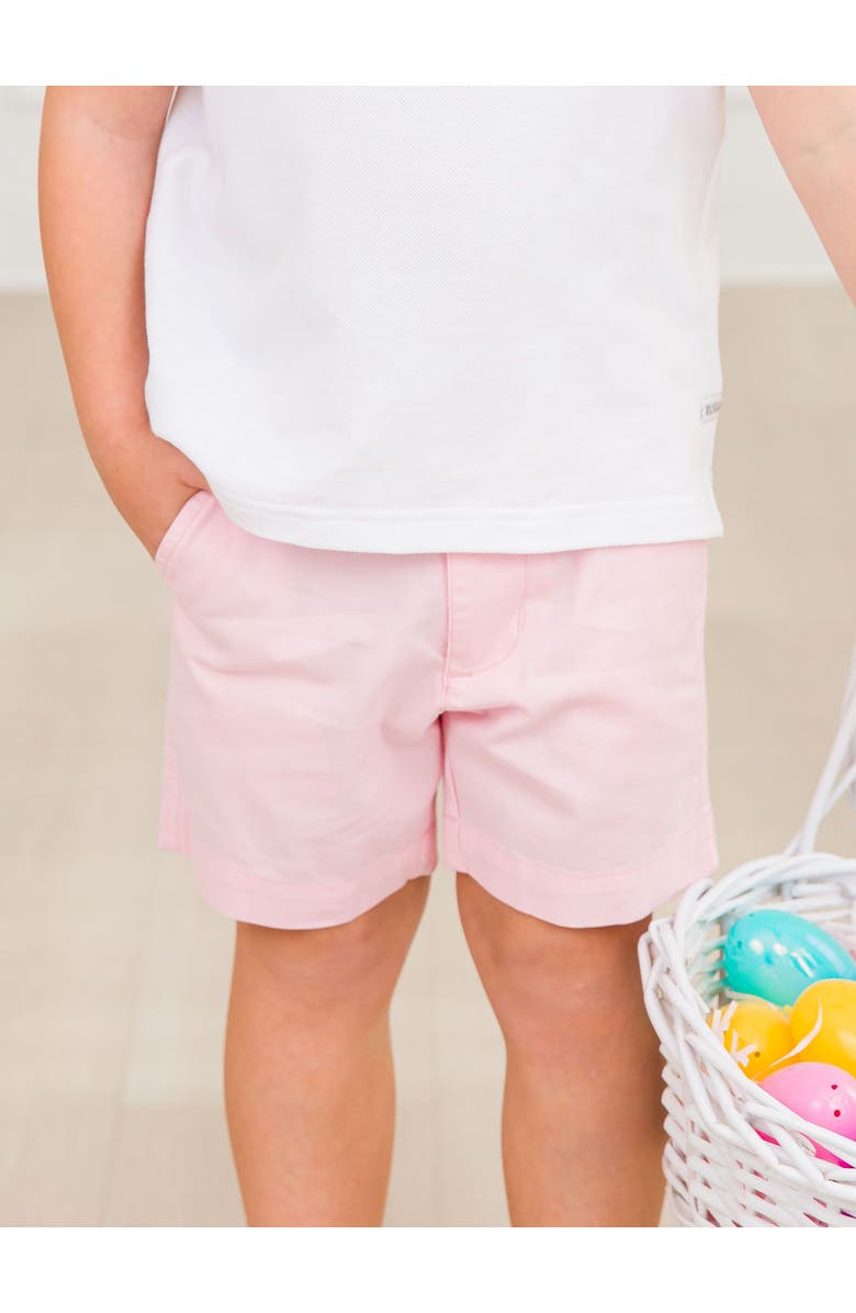 RuggedButts Boys Stretch Chino Shorts, Alternate, color, Pink