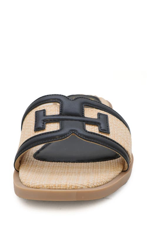 Yoki Isabel Slide Sandal In Black