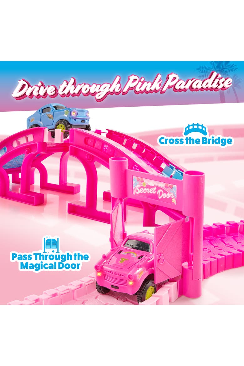 Pink Paradise Adventure Tracks 225 Piece, Alternate, color, Multi Color