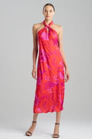 Natori BLOOM Halterneck Dress