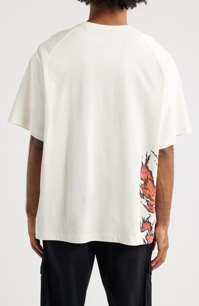 Y-3 Graphic Short Sleeve Cotton T-Shirt, Alternate, color, Chalk White