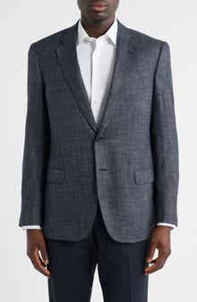 Emporio Armani G-Line Textured Blue Mélange Sport Coat