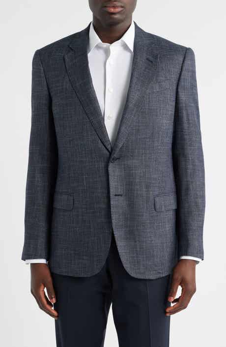 Emporio Armani G-Line Textured Blue Mélange Sport Coat