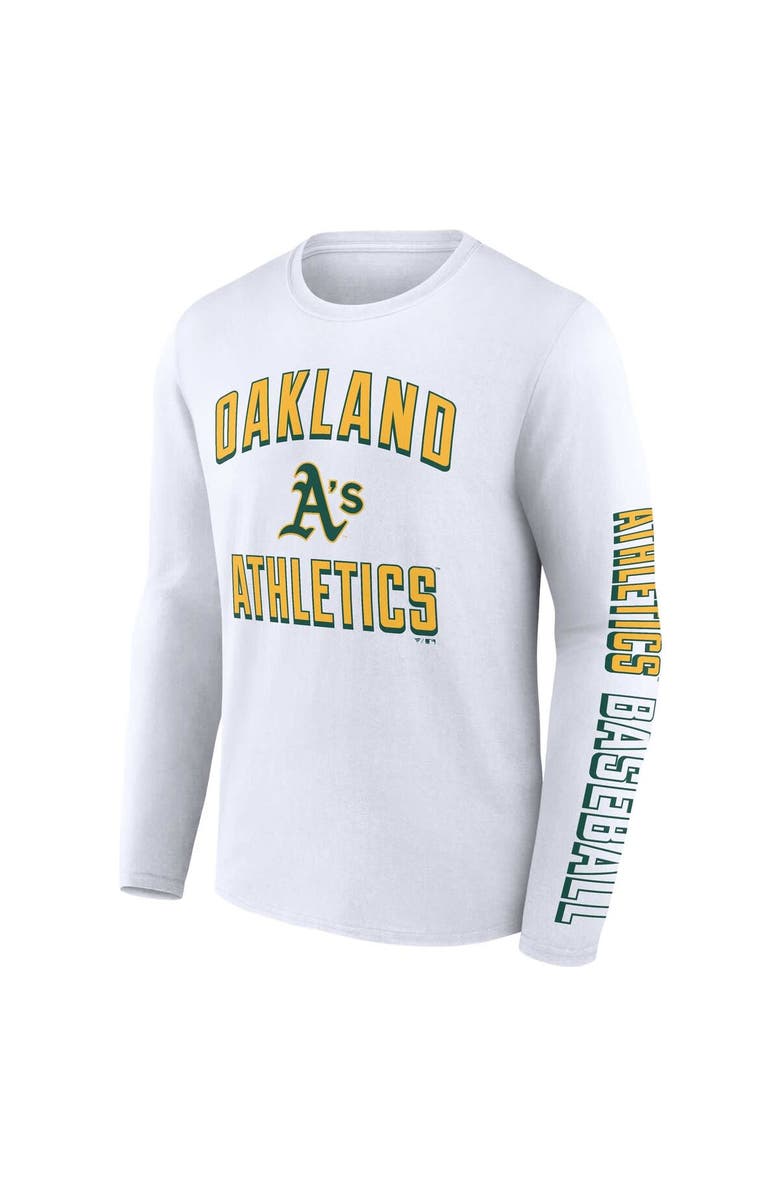 FANATICS Men's Fanatics Branded Green/White Oakland Athletics Two-Pack Combo T-Shirt Set, Alternate, color, 