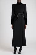 Valentino Compact Drape Virgin Wool & Cashmere Coat