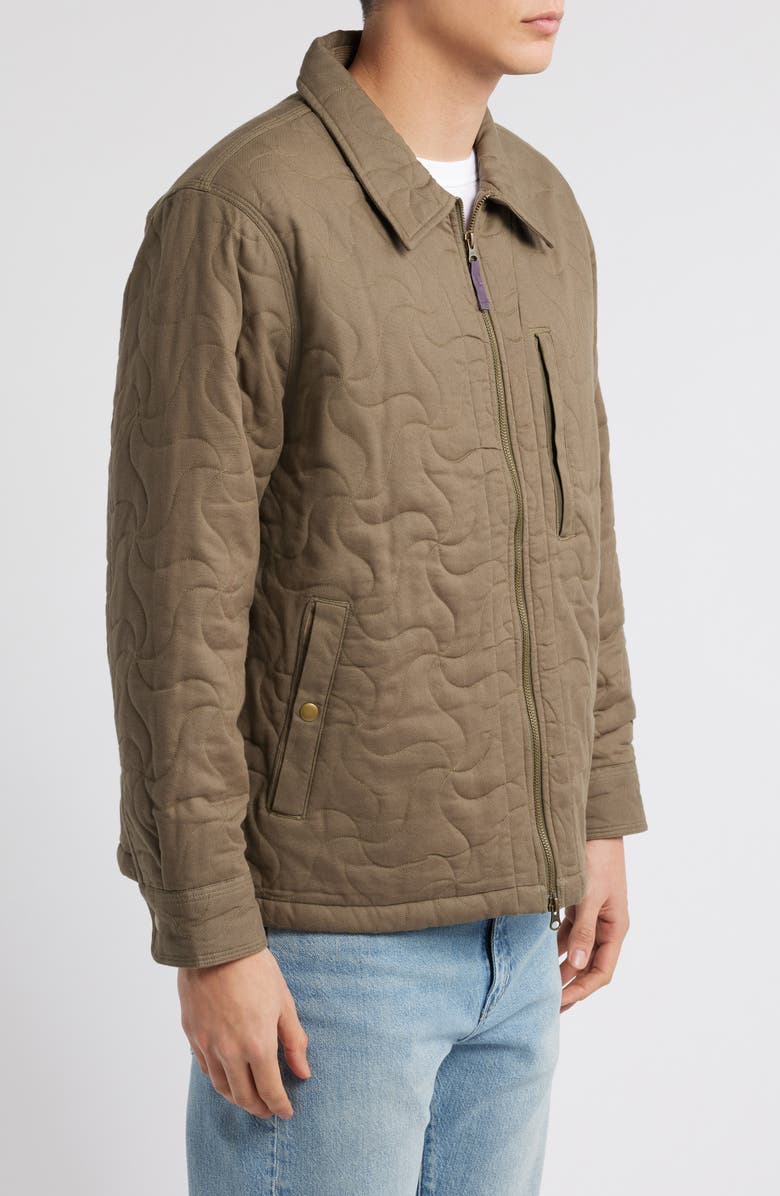 Corridor Water Repellent Quilted Cotton Jacket, Alternate, color, 
