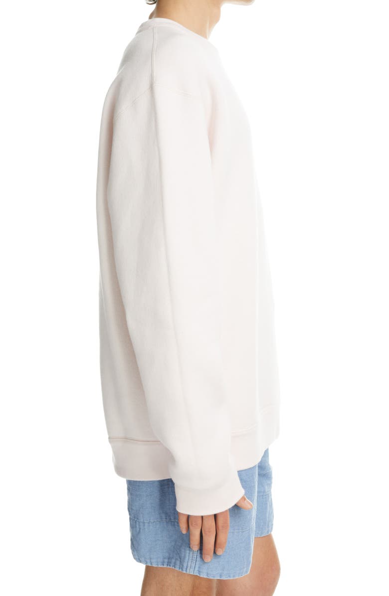 Isabel Marant Mikolo Cotton Blend Logo Patch Sweatshirt, Alternate, color,