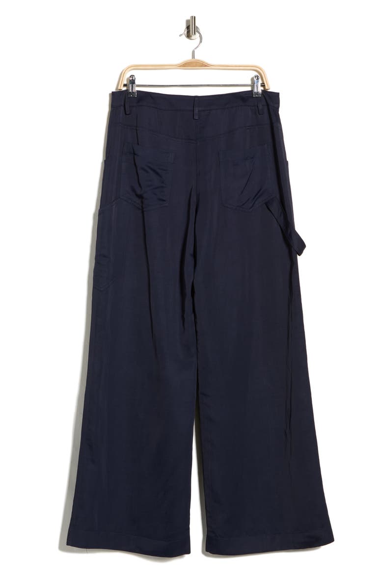 Chrystie Street Wide Leg Carpenter Pants, Alternate, color, MIDNIGHT