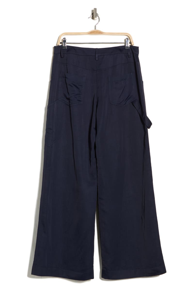 TWP Chrystie Street Wide Leg Carpenter Pants, Alternate, color, Midnight