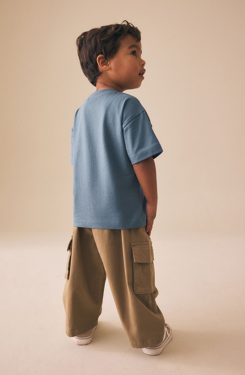 NEXT Kids' Lion Graphic Cotton T-Shirt, Alternate, color, Blue