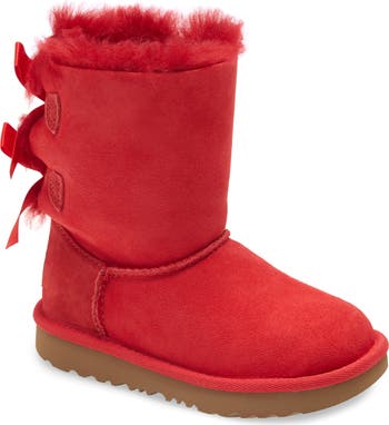 UGG Bailey Bow II Water Resistant Genuine Shearling Boot buy Toddler Size 12