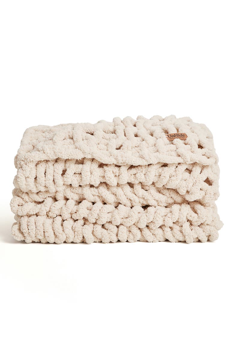 UnHide Braided Medium Throw Blanket, Alternate, color,