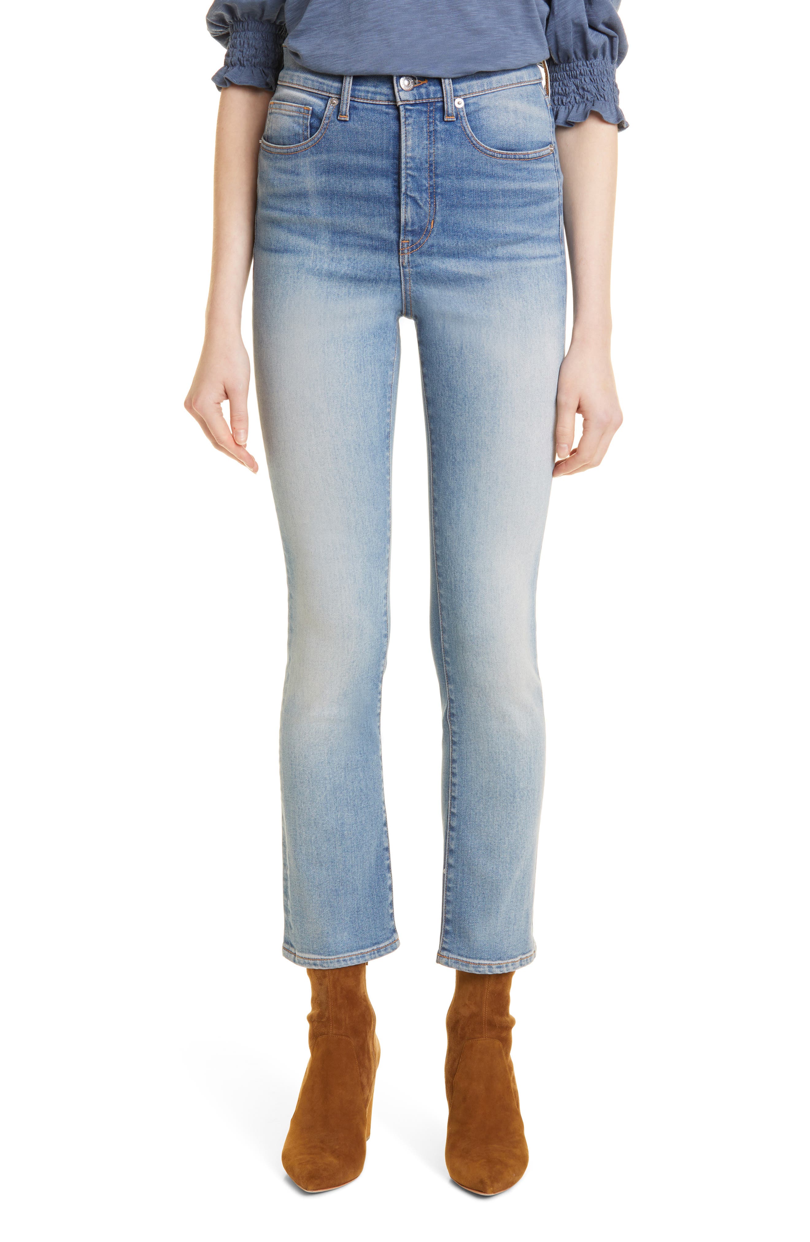 Veronica Beard Carly High Waist Kick Flare Jeans (Women) | Nordstromrack