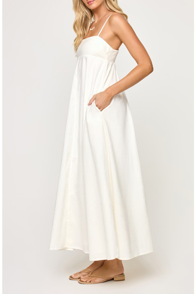 Raveena Cotton Cover-Up Maxi Dress, Alternate, color, CREAM