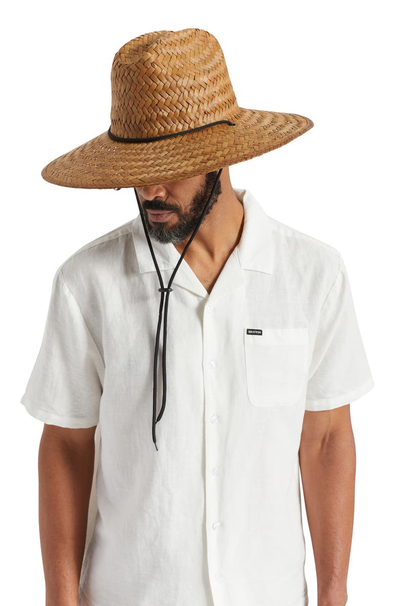 Brixton Bells II Straw Sun Hat, Alternate, color, Tan