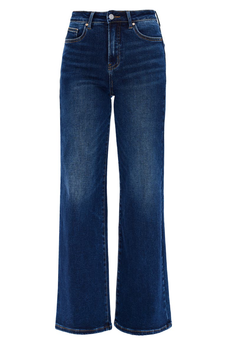 Linda High Waist Wide Leg Jeans, Alternate, color, DEEP SEA