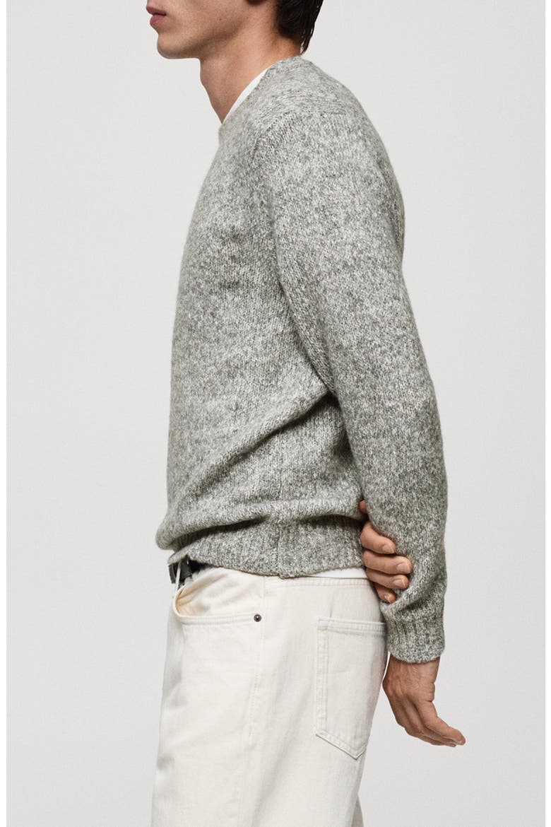 Wool Blend Sweater, Alternate, color, LIGHT HEATHER GREY