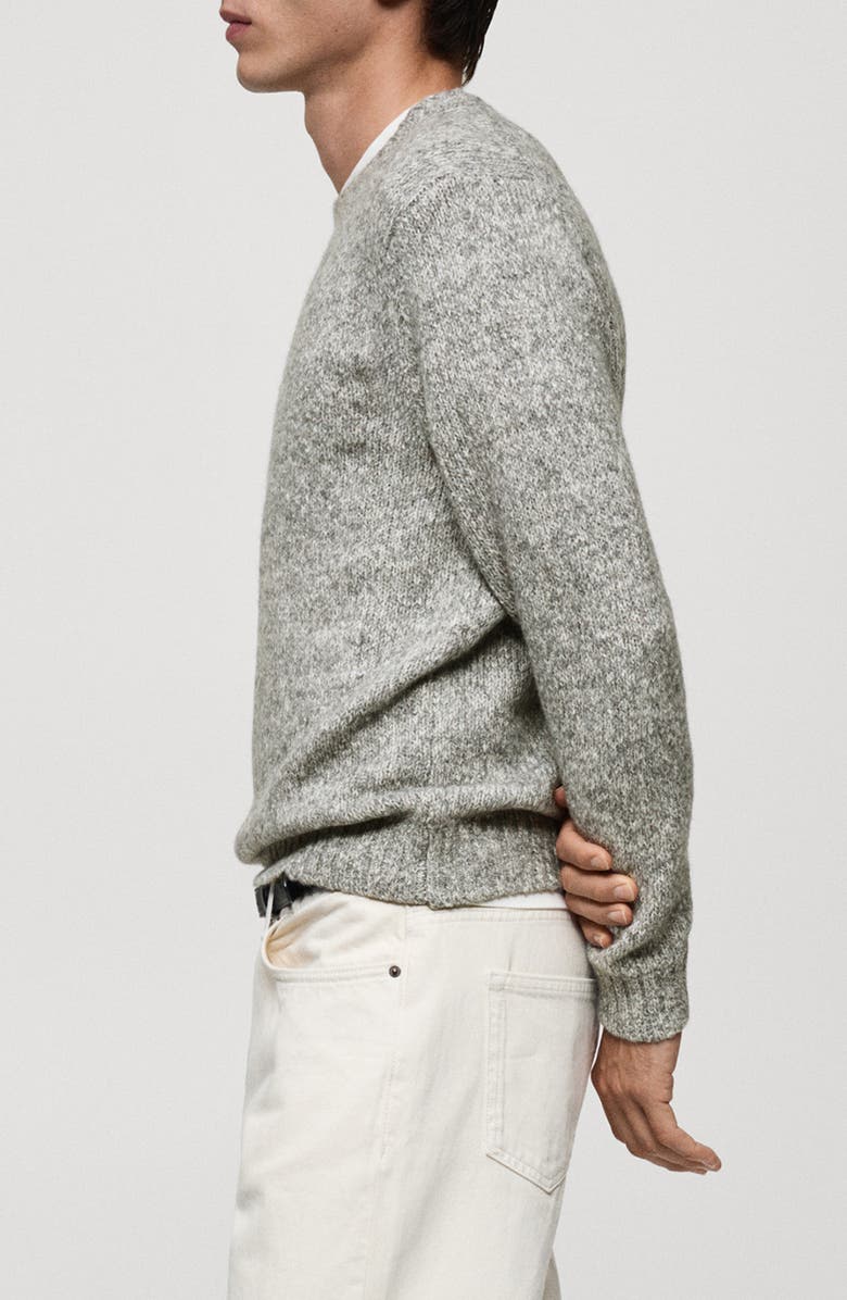 MANGO Wool Blend Sweater, Alternate, color, 