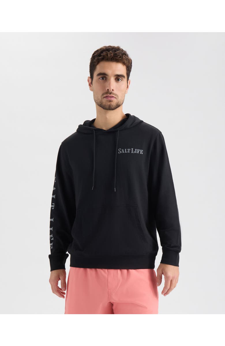 Salt Life Mahi Hoodie, Main, color, Black