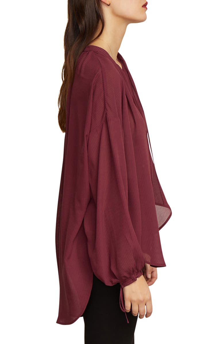 Habitual Cosette Tie Neck Blouse, Alternate, color,