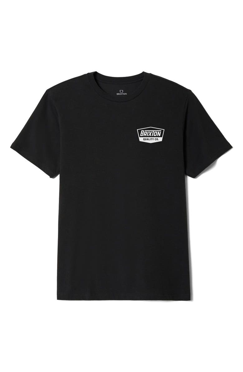 Brixton Regal Graphic T-Shirt, Alternate, color, Black/ White