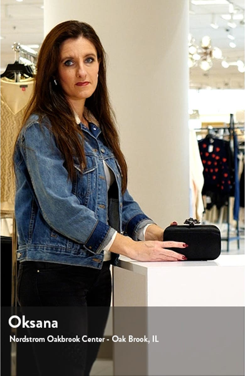 Rosa Crystal Lock Frame Clutch, sales video thumbnail