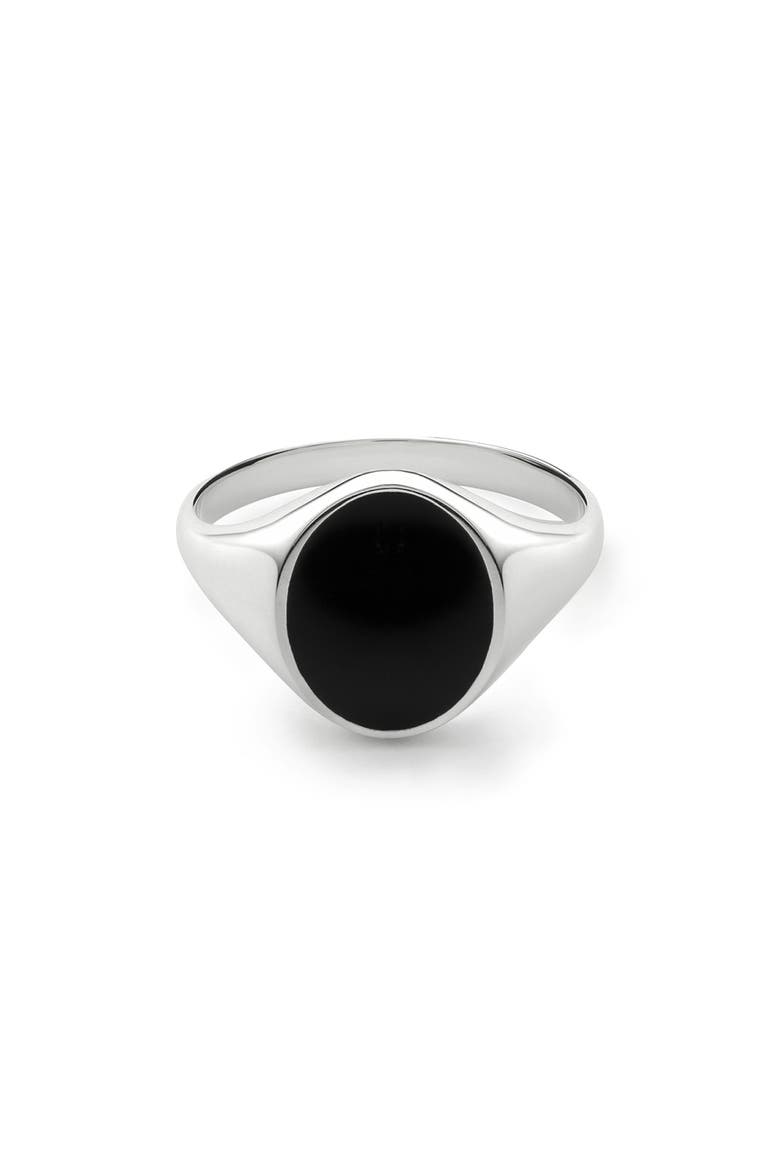 Heritage Ring, Main, color, STERLING SILVER/ BLACK