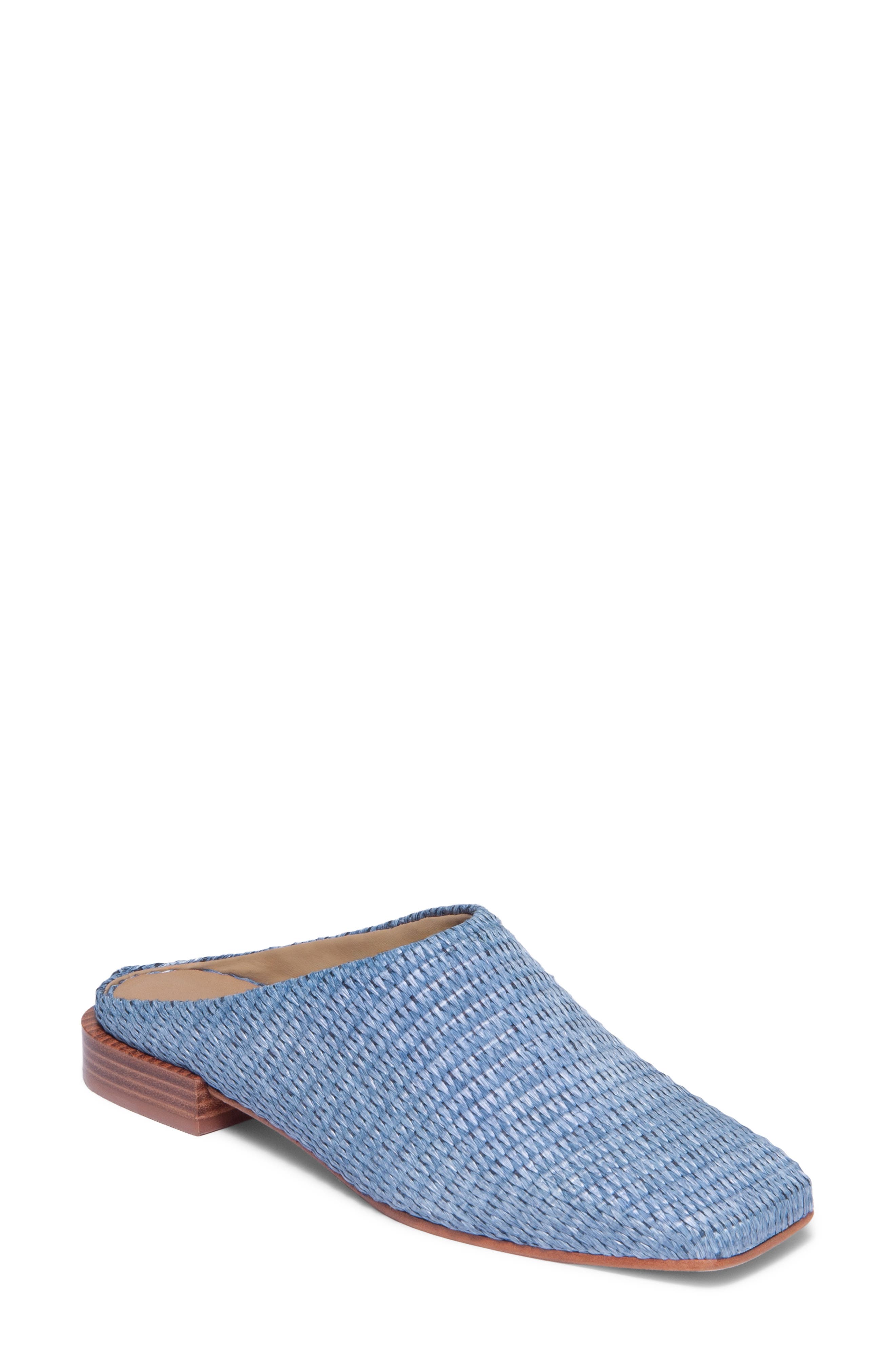 DARK DENIM RAFFIA